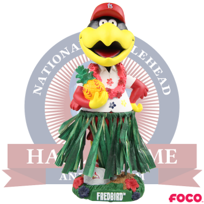 Fredbird St. Louis Cardinals Hula Hawaiian Bobblehead