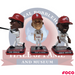St. Louis Cardinals Mini Set of 3 Legends Bobbleheads