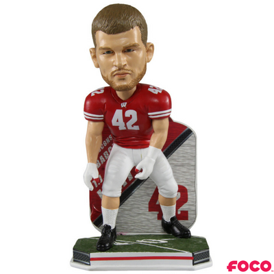 Wisconsin Badgers College Football Super Star Bobbleheads