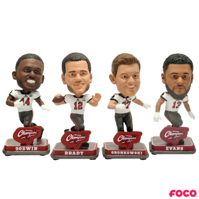 Tampa Bay Buccaneers Super Bowl LV 55 Champions Bobbleheads