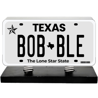 License Plate Bobbles