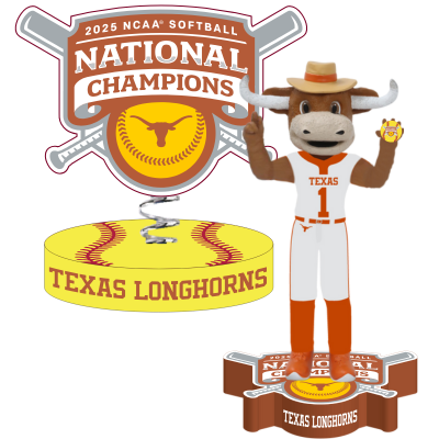 Texas Longhorns 2025 Softball National Champions Bobbleheads (Presale)