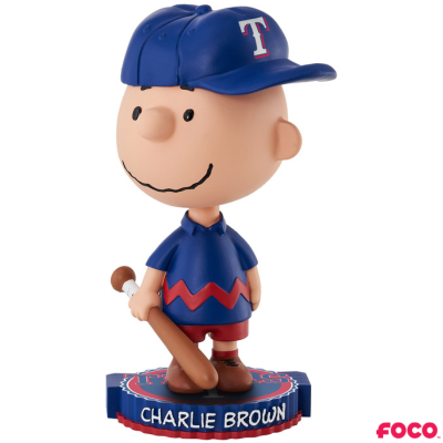 Charlie Brown Peanuts Bighead MLB Bobbleheads