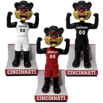 The Bearcat Cincinnati Bearcats Mascot Bobbleheads