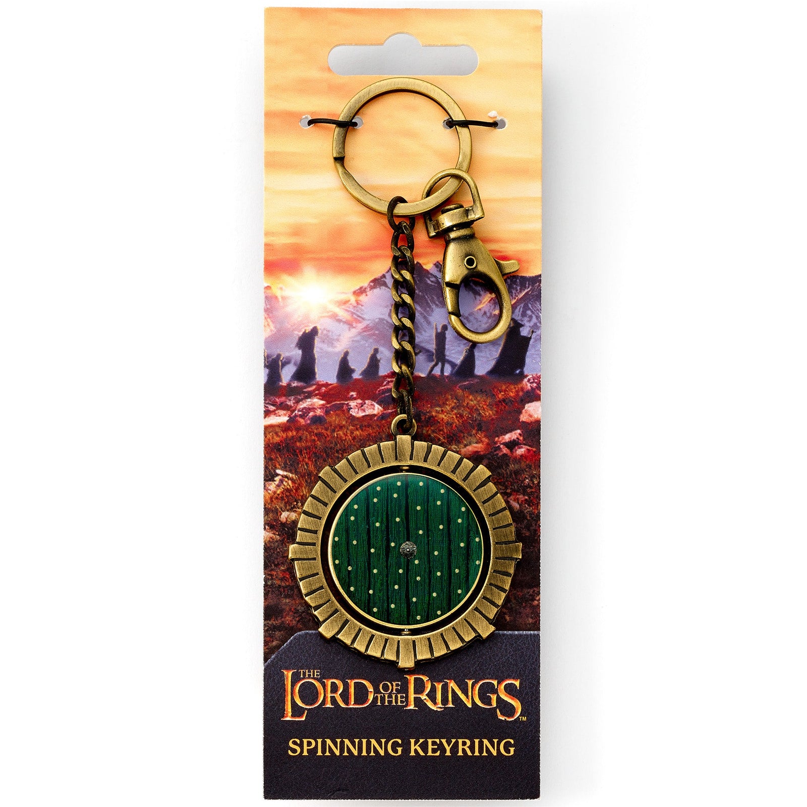 The Lord of The Rings Bag End Hobbit Door Keyring