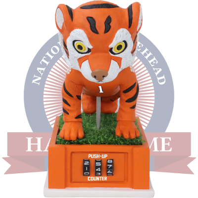 The Tiger Clemson Tigers Mascot Push-Up Counter Bobblehead