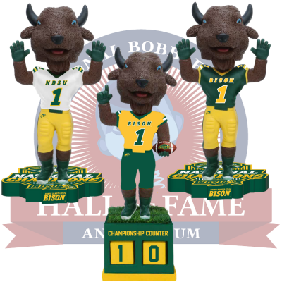 Thundar North Dakota State Bison Mascot 2024 FCS Football National Champions Bobbleheads (Presale)