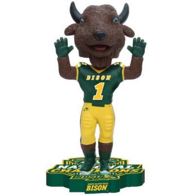 Thundar North Dakota State Bison Mascot 2024 FCS Football National Champions Bobbleheads (Presale)
