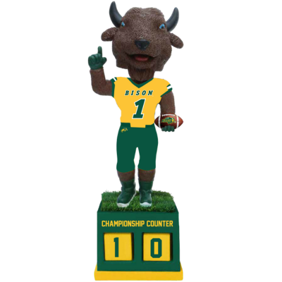 Thundar North Dakota State Bison Mascot 2024 FCS Football National Champions Bobbleheads (Presale)