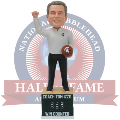 Tom Izzo Michigan State Spartans Coach Win Counter Bobblehead (Presale)
