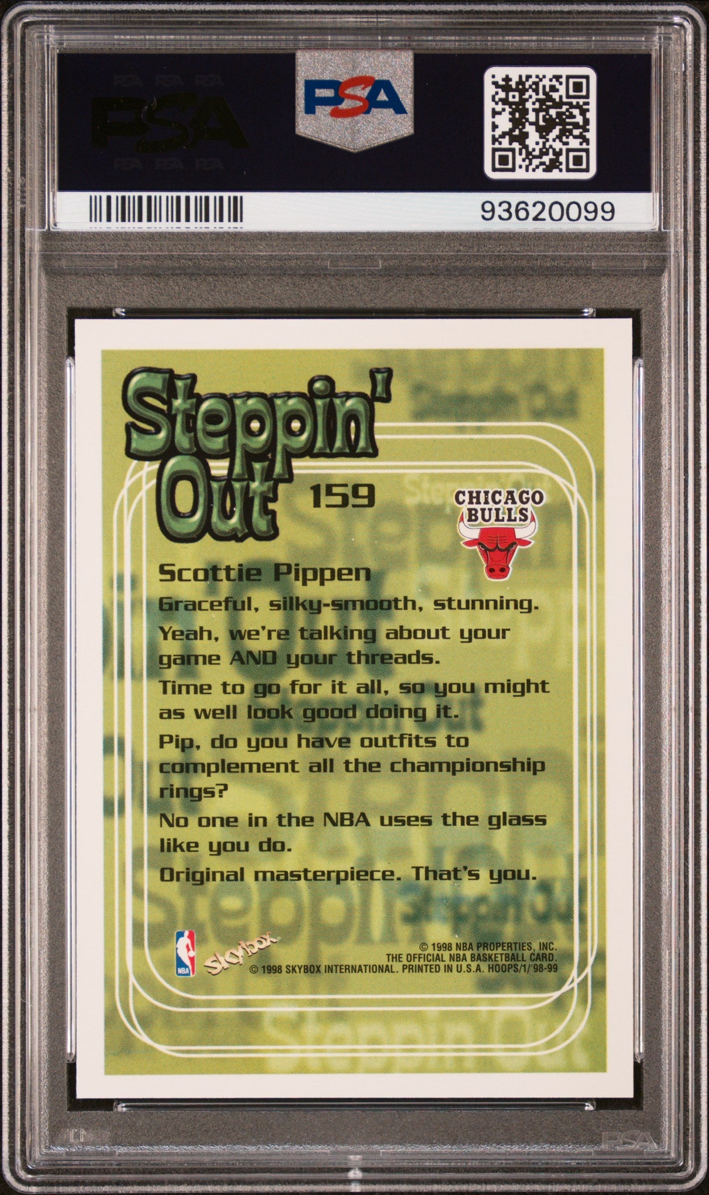 1998 HOOPS SCOTTIE PIPPEN  #159 - PSA 10