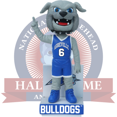 Rocky the Bulldog UNC Asheville Bulldogs Mascot Bobblehead
