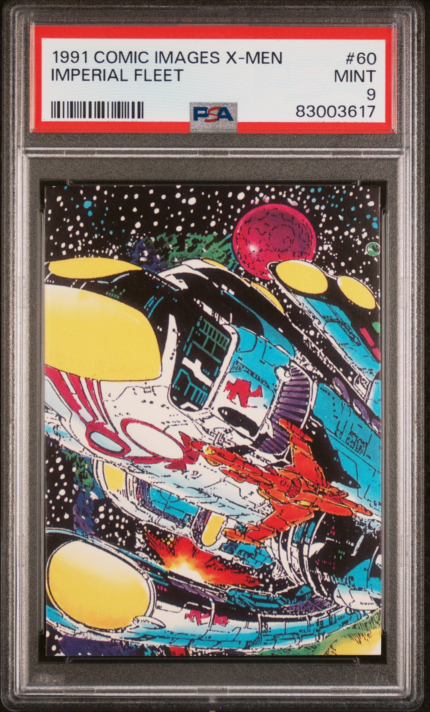 1991 COMIC IMAGES X-MEN IMPERIAL FLEET  #60 - PSA 9