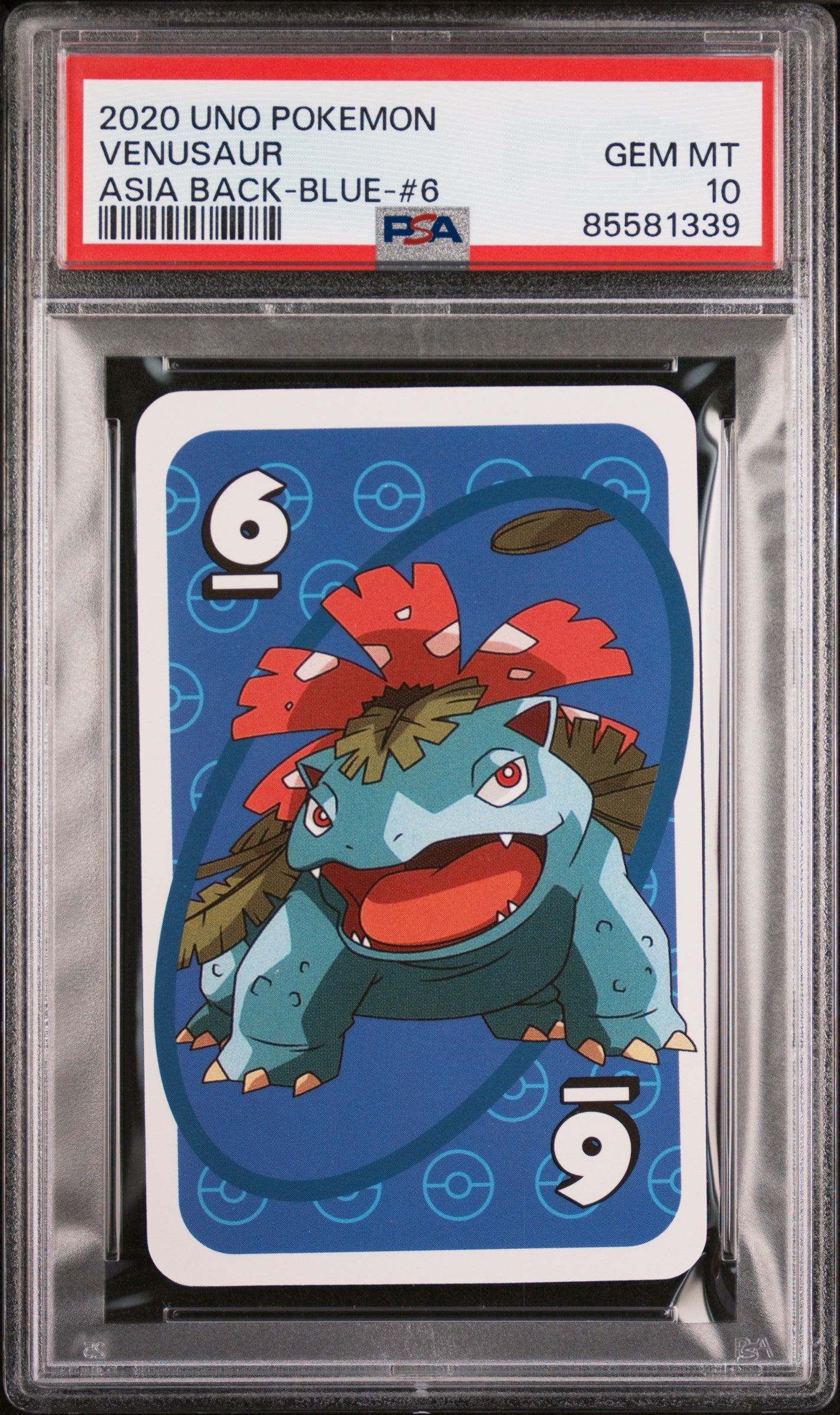 2020 UNO POKEMON VENUSAUR  -  PSA  10