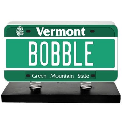 License Plate Bobbles