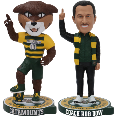 Vermont Catamounts 2024 NCAA Men's Soccer National Champions Bobblehead Set (Presale)