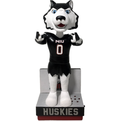Victor E. Huskie Northern Illinois Huskies Fight Song Mascot Bobbleheads
