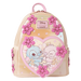 Loungefly Stitch & Angel Cherry Blossom Heart Mini Backpack