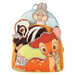 Loungefly Disney Bambi & Friends Triple Pocket Mini Backpack