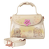 Loungefly Disney Stitch & Angel Cherry Blossom Bow Handle Crossbody Bag