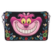 Loungefly Disney Alice in Wonderland Cheshire Cat Tulgey Wood Crossbody Bag