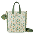 Peter Pan Tinker Bell Disney Clover All-Over Print Tote Crossbody Bag With Coin Bag