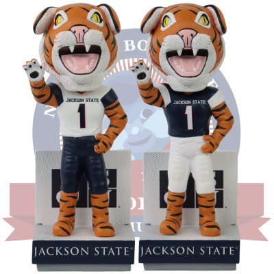 Wavee Dave Jackson State Tigers Mascot Bobbleheads