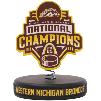 Western Michigan Broncos 2025 NCAA Men's Hockey National Champions Bobbleheads (Presale)