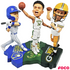 Wisconsin MVPs Triple Bobblehead Set