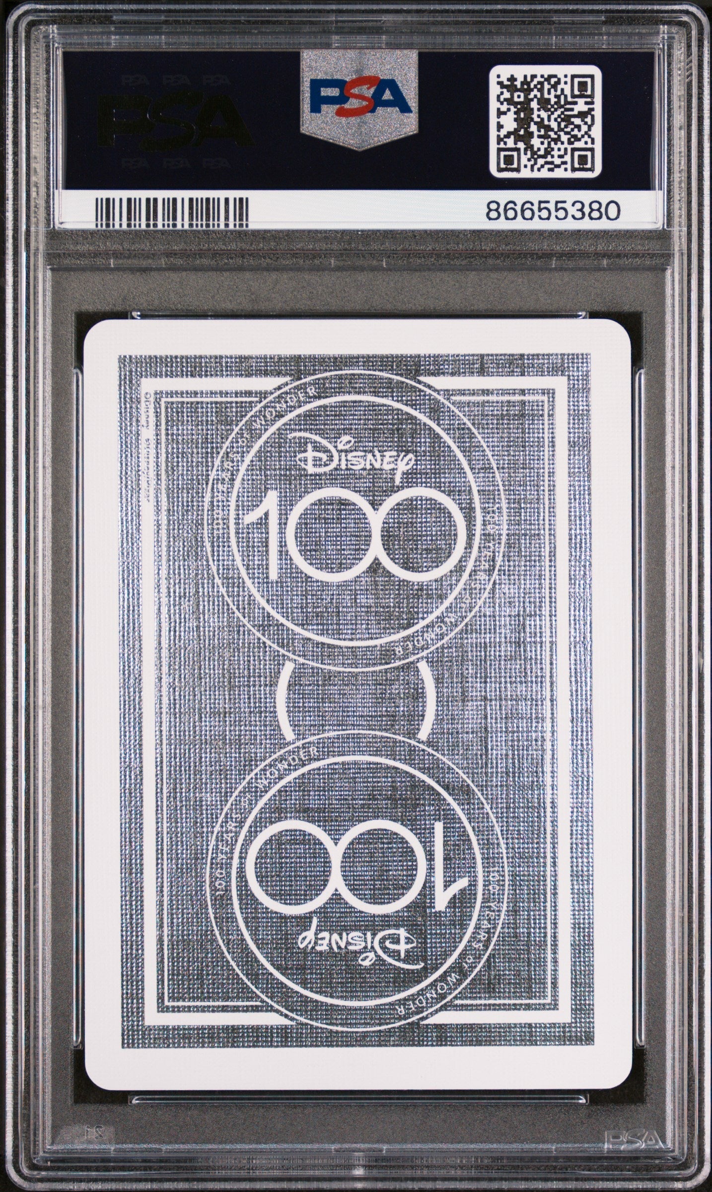 2023 DISNEY 100 PLAYING CARDS ALICE 10 OF DIAMONDS PSA 10