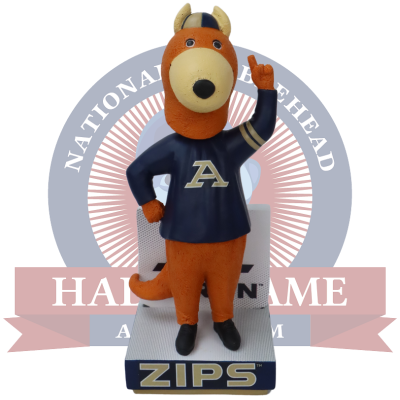Zippy Akron Zips Mascot Bobblehead