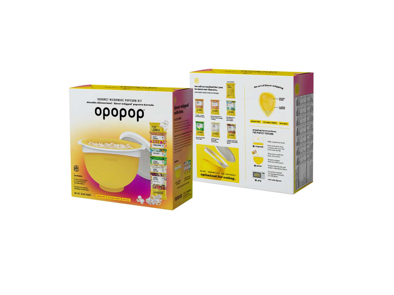 Opopop Flavor Wrapped Popcorn Kernels Discovery Collection