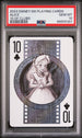 2023 DISNEY 100 PLAYING CARDS ALICE 10 OF CLUBS PSA 10