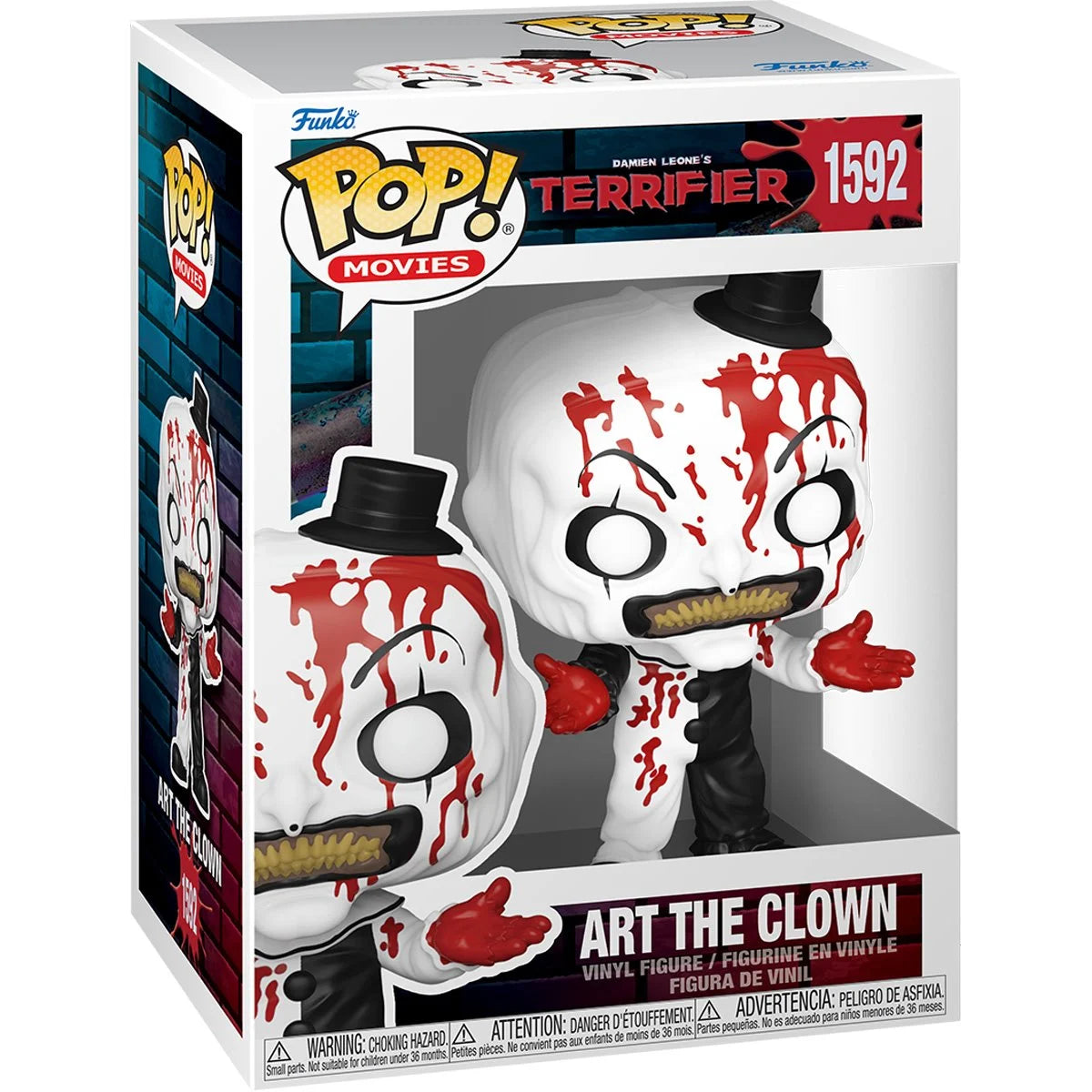 Terrifier 2 Art the Clown Bloody Version By Funko Pop! #1592