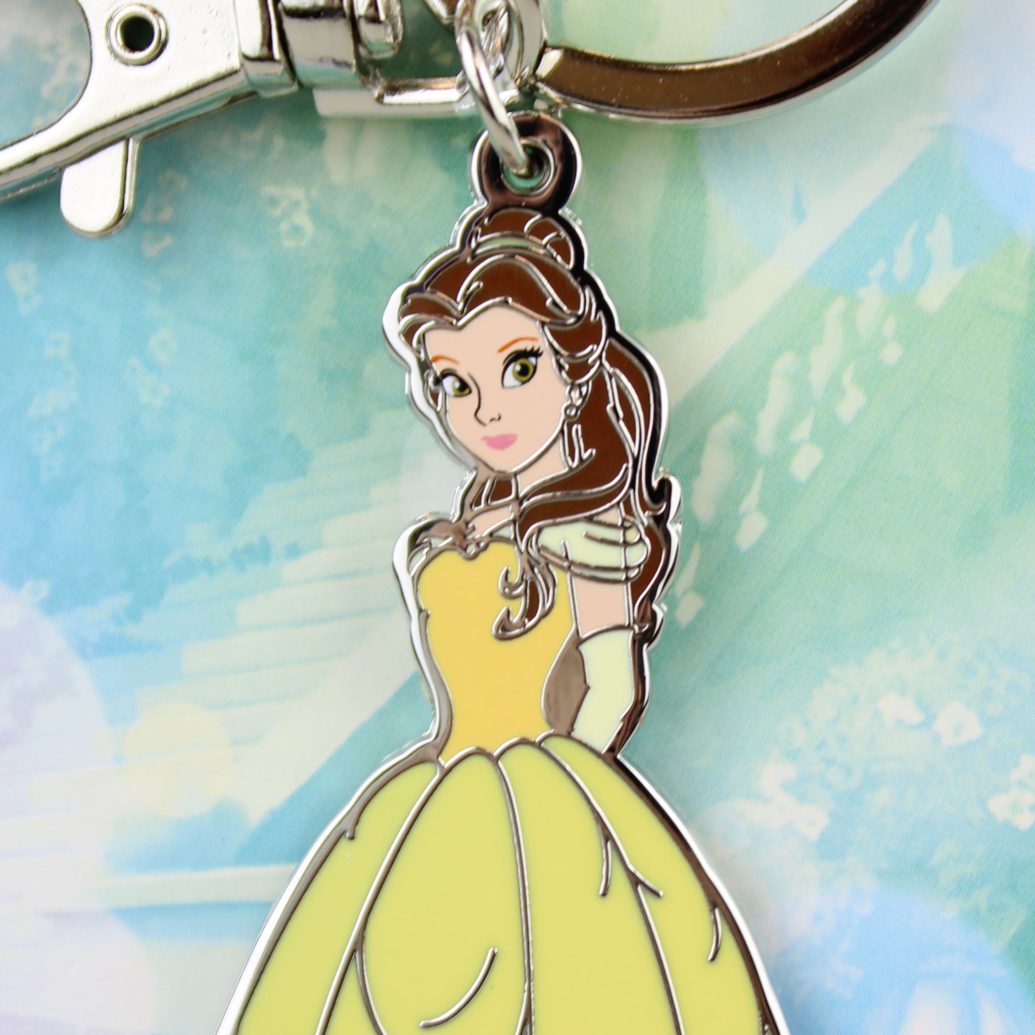 Beauty and the Beast Belle Pewter Keychain