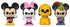 Out-Of-Box Bitty Pop! Mickey Mouse, Minnie Mouse, Pluto & Brave Little Tailor (Series 1) 4-Pack w/ Shelf