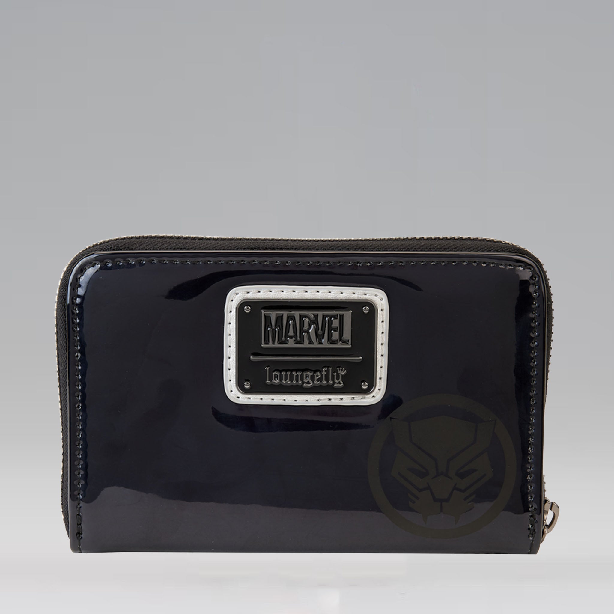 Black Panther (Marvel) Metallic Cosplay Zip-Around Wallet by Loungefly