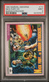 1991 MARVEL UNIVERSE NICK FURY VS. BARON STRUCKER #111 - PSA 9