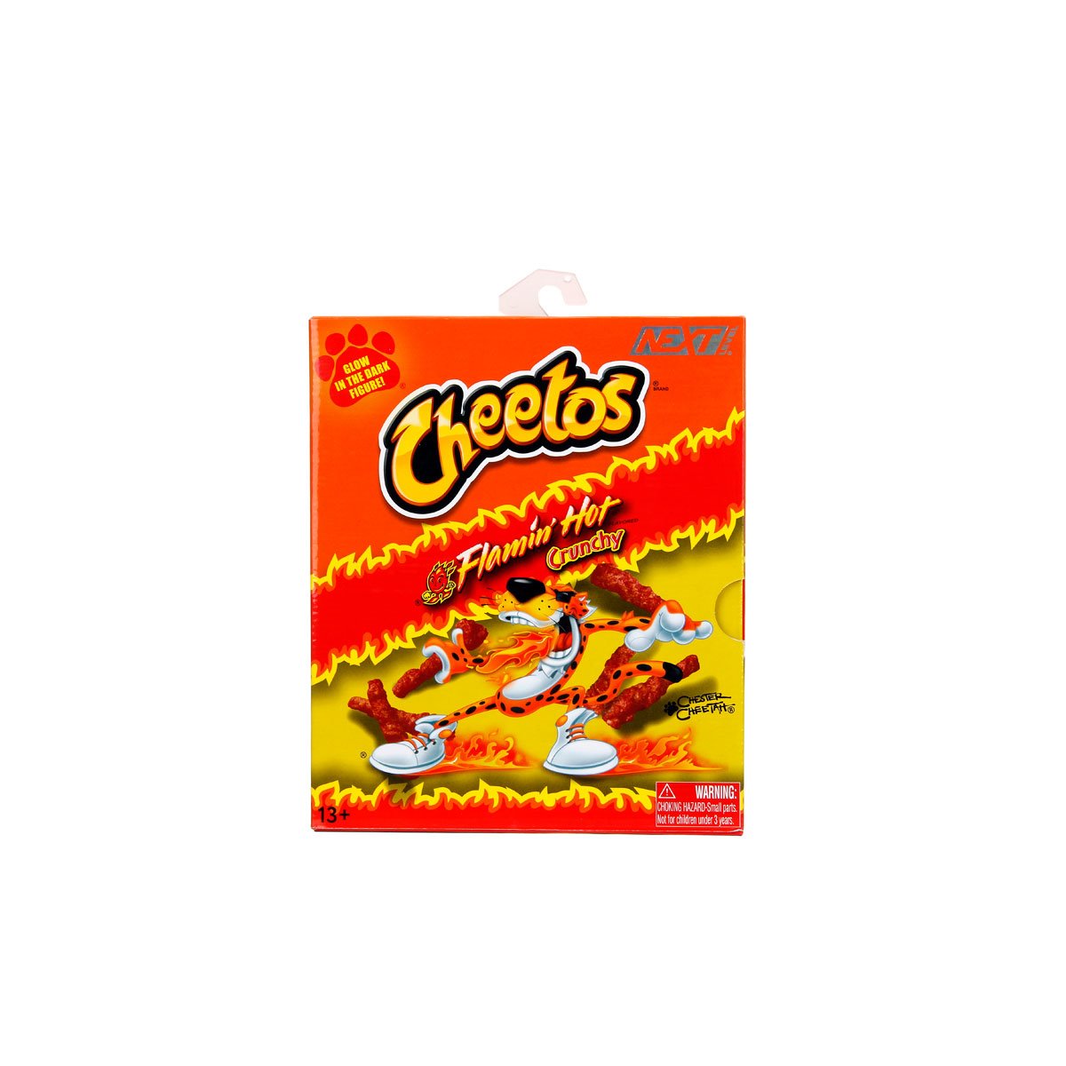 Cheetos Chester Cheetah Flamin' Hot Glow-In-The-Dark 6-Inch Action Figure
