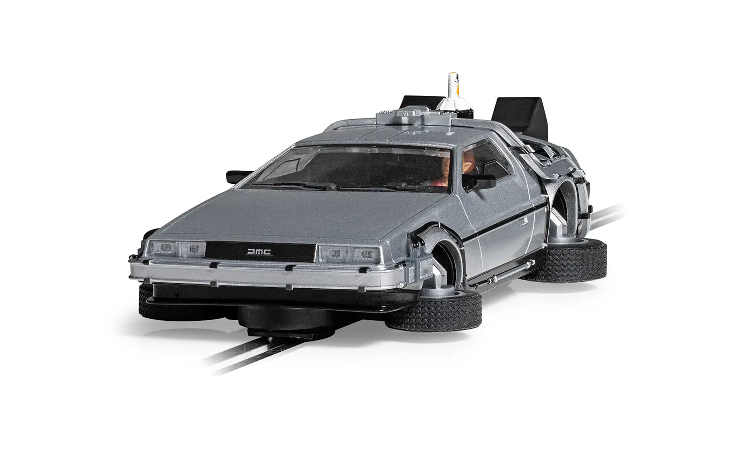 Scalextric Back to the Future Part II 1:32 scale Flying DeLorean Time Machine Slot Car