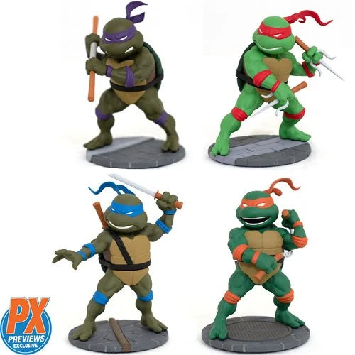 Limited Edition Teenage Mutant Ninja Turtles Retro D-Formz Mini-Figure Box Set - San Diego Comic-Con 2023 Exclusive