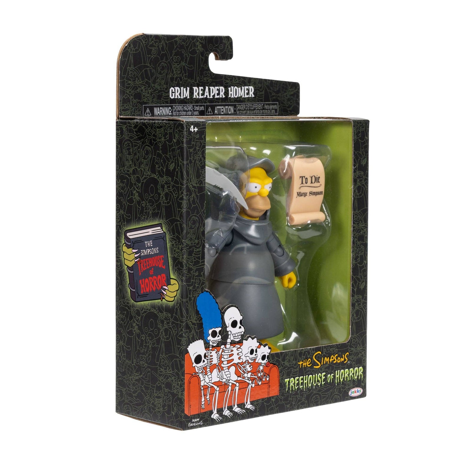 5in THOH Deluxe Grim Reaper Homer Figure