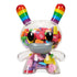 Kidrobot x NOH8 "All <3 NOH8" 8-Inch Rainbow Clear Shell Dunny Filled with Hearts