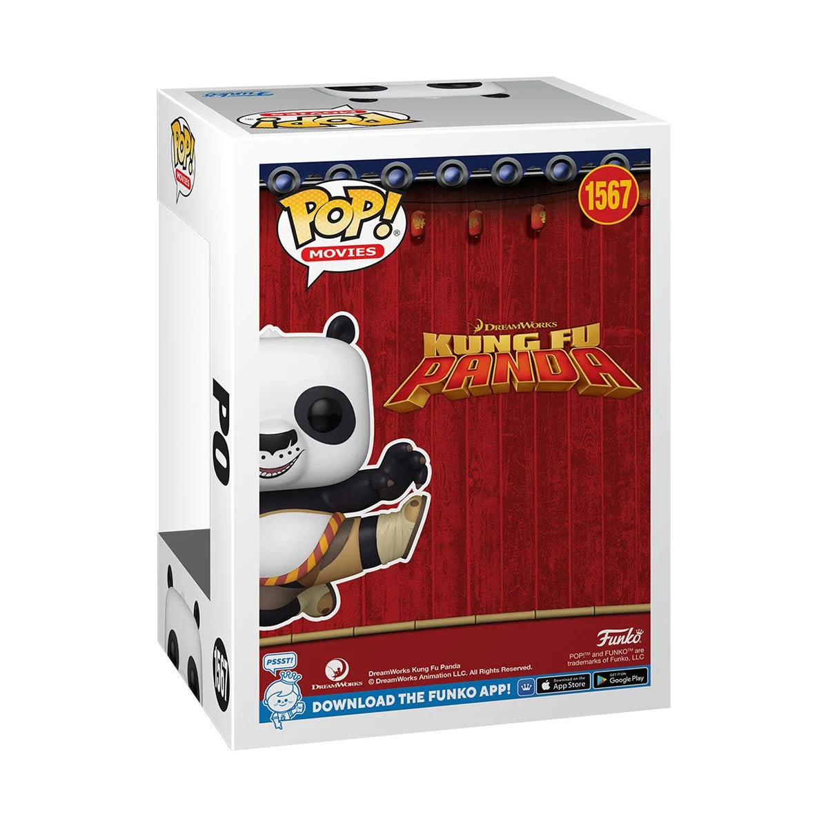 Kung Fu Panda DreamWork's 30th Anniversary Po Funko Pop! Vinyl Figure #1567 - Specialty Series Chance of Chase