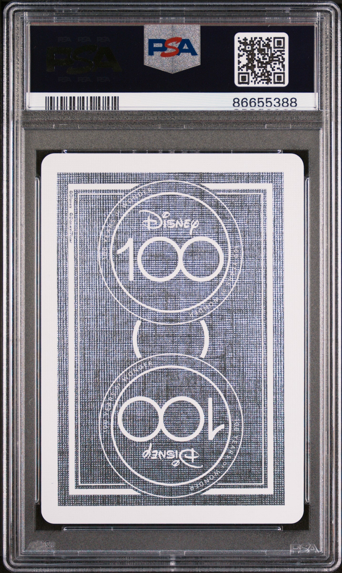 2023 DISNEY 100 PLAYING CARDS RAPUNZEL 7 OF HEARTS PSA 10