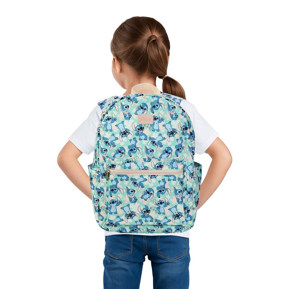 Disney Lilo & Stitch - Stitch with Scrump Blue AOP Print 16.5