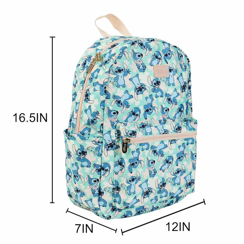 Disney Lilo & Stitch - Stitch with Scrump Blue AOP Print 16.5