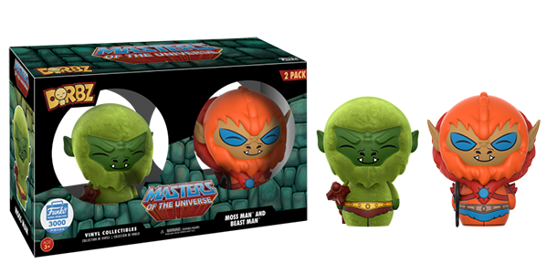 Dorbz Moss Man (Flocked) and Beast Man 2-Pack - Funko Shop Exclusive/3000 Made