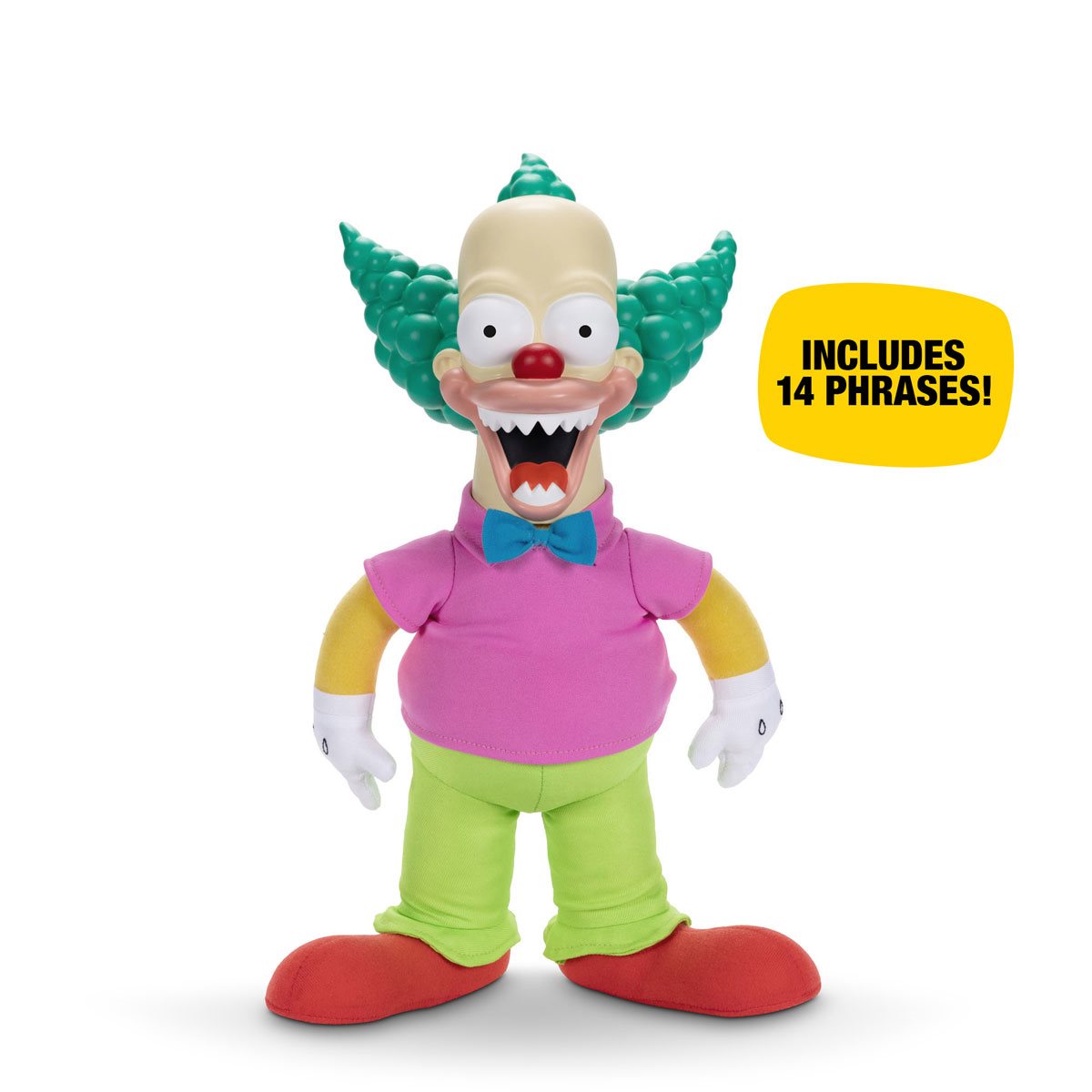 The Simpsons Krusty the Clown Talking Plush Doll