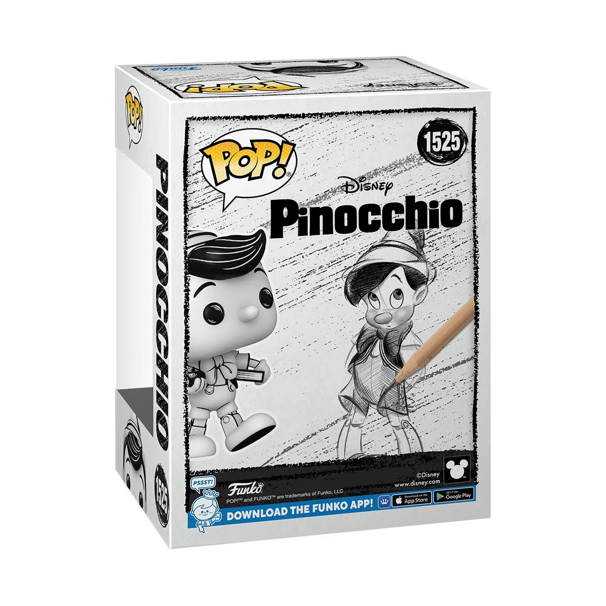 Disney Sketched Pinocchio By Funko Pop!